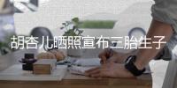 胡杏儿晒照宣布三胎生子：又是男孩 李奕宏來了